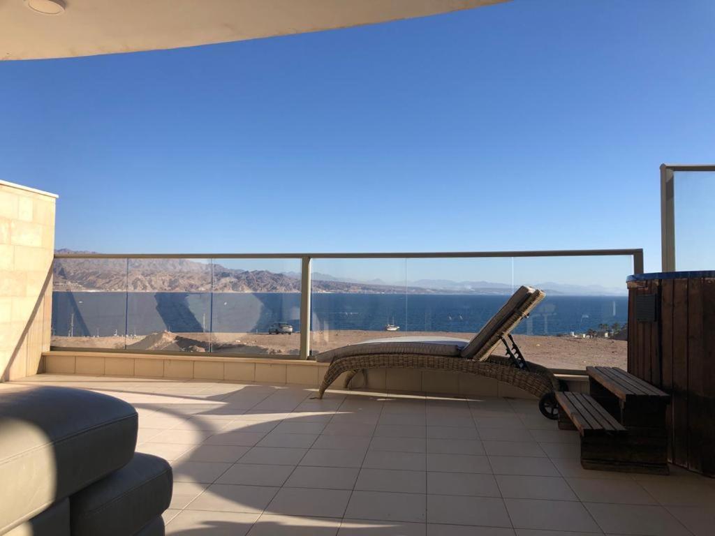 Luxury Exclusive Top Class Apartment On The Sea With Best Sea View And Jacuzzi רק למשפחות !!!! Ейлат Екстериор снимка