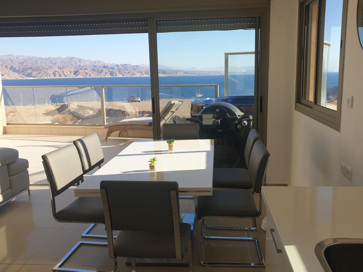 Luxury Exclusive Top Class Apartment On The Sea With Best Sea View And Jacuzzi רק למשפחות !!!! Ейлат Екстериор снимка